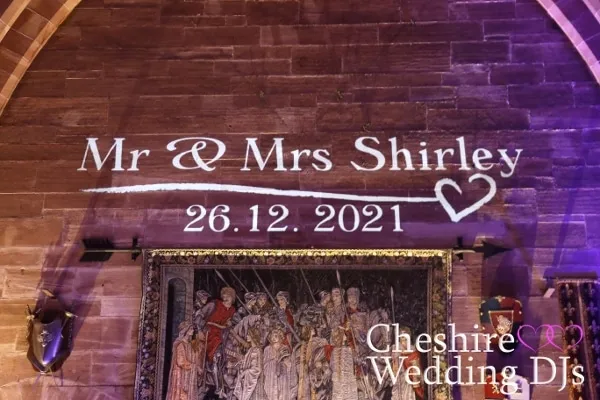 Name Projection Peckforton Castle 2021